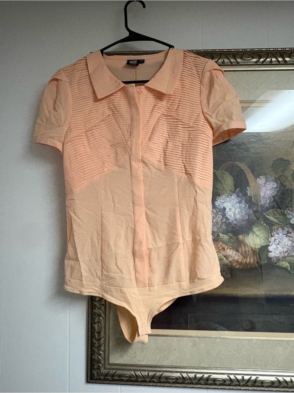 Vero Moda Peach/Light Peach Top with Collar